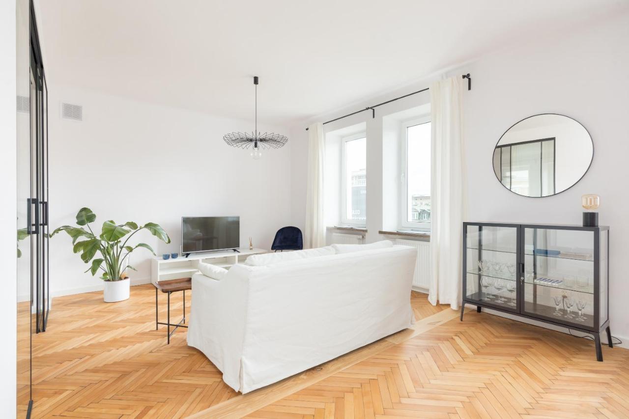 Designer Apartment In The Central Warszawa Exteriör bild